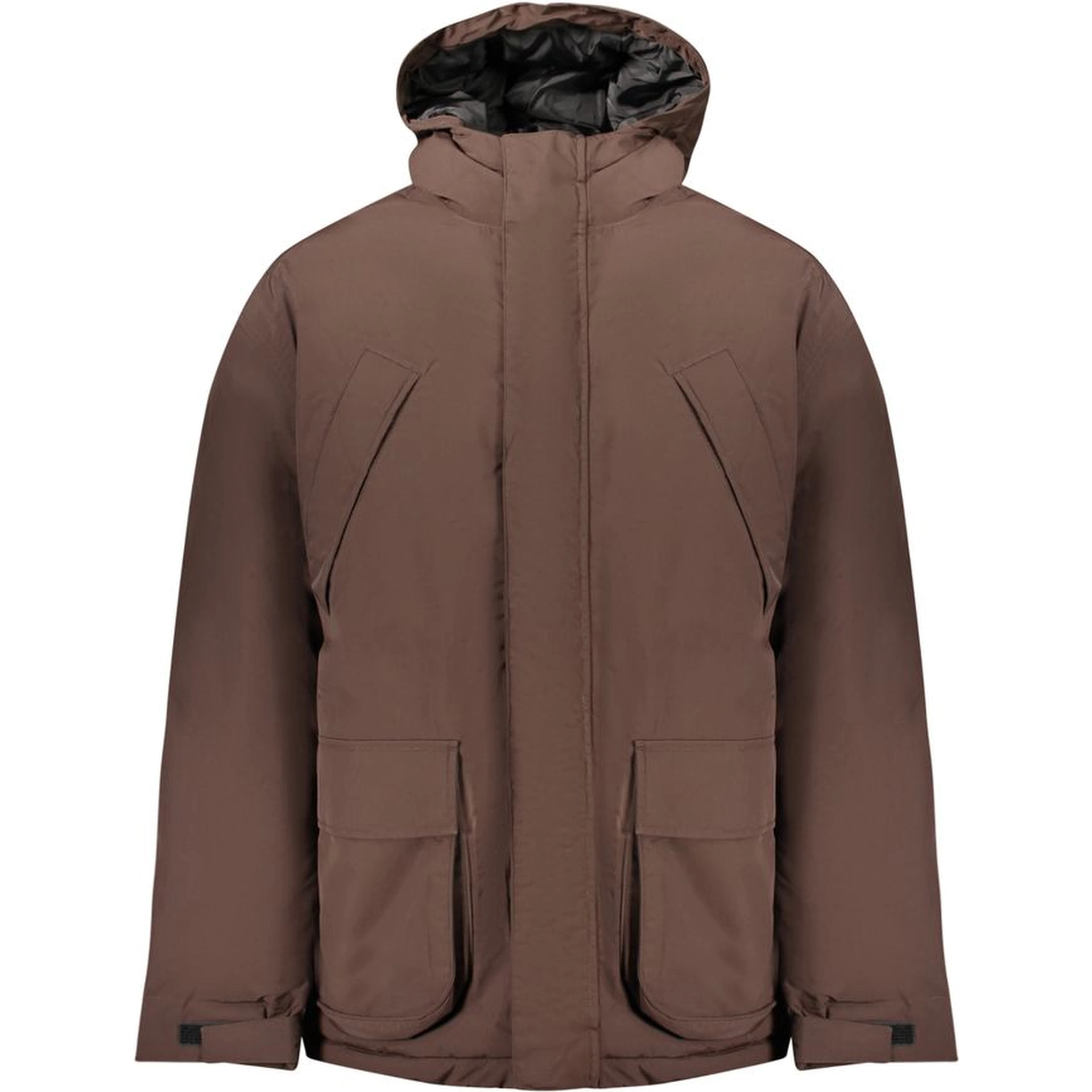 Brown Polyamide Men's Jacket