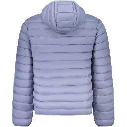 Blue Polyamide Men's Jacket