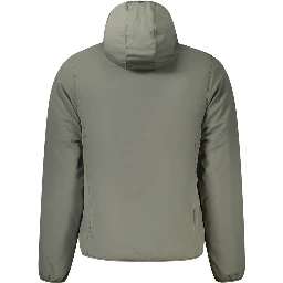 Verde Poliestere Uomo Giubbotto
