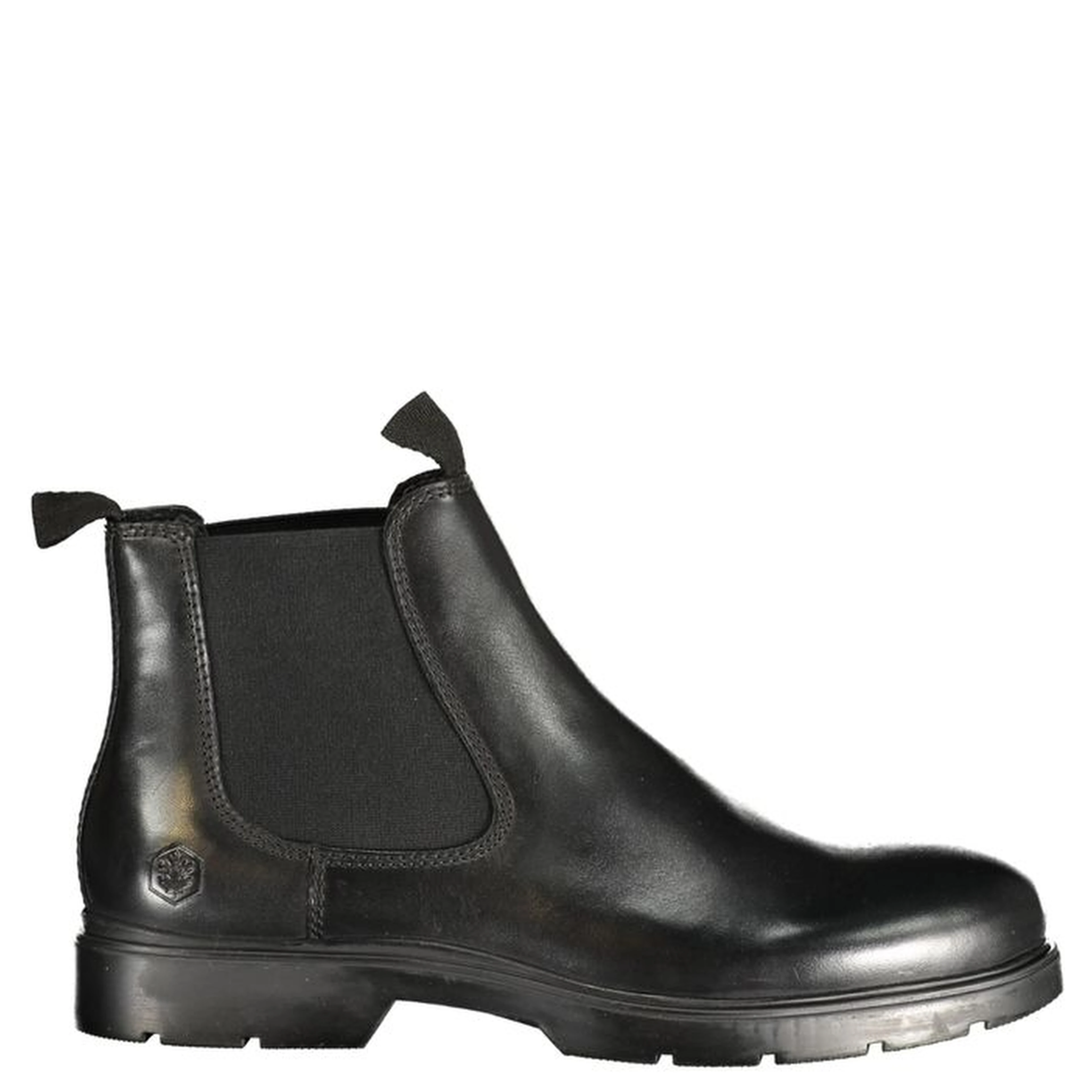 Black Leather Men's Boot