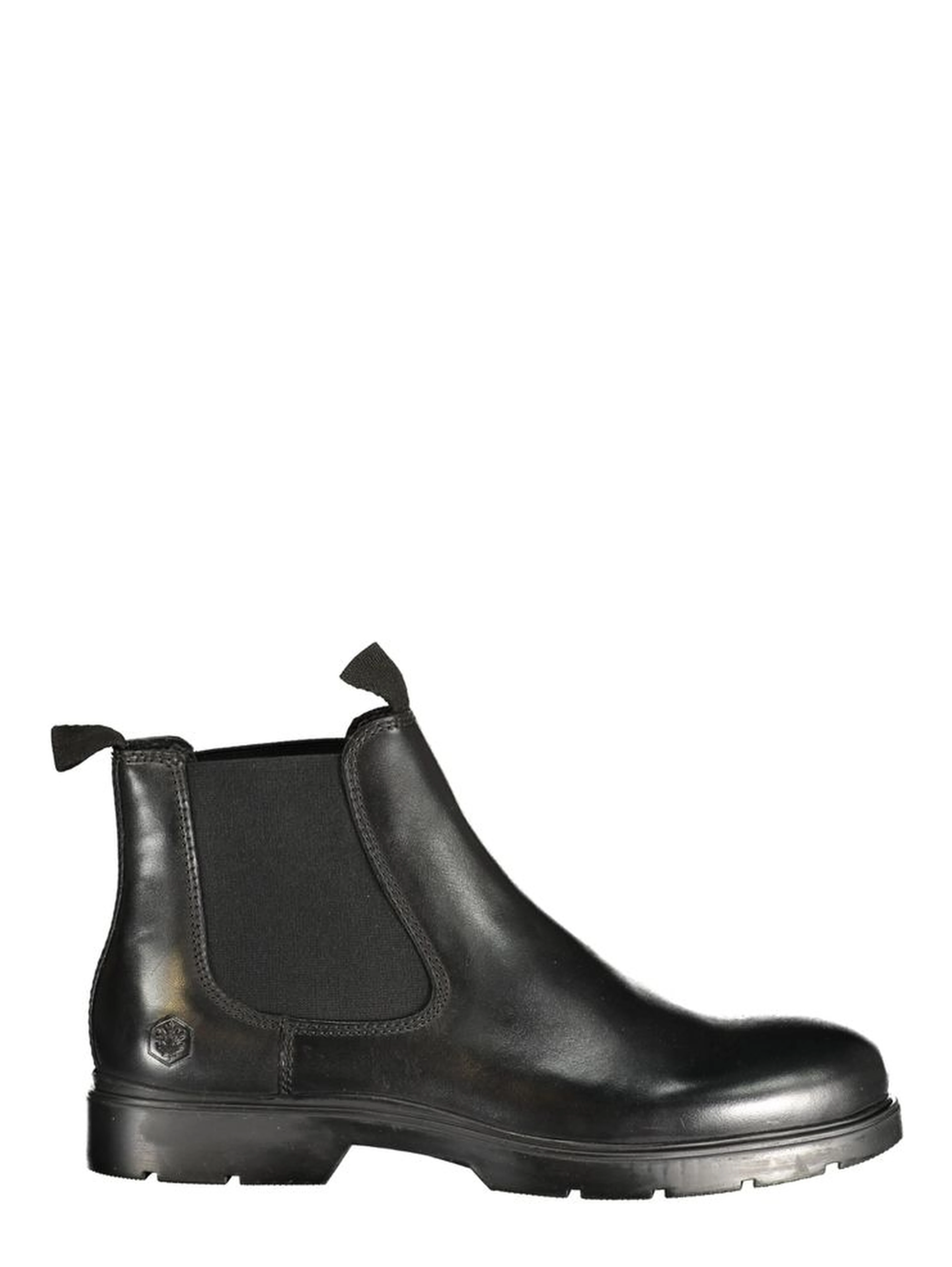 Black Leather Men's Boot