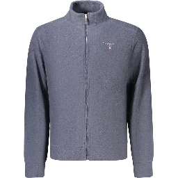 Blue Polyester Men's Sweatshirt