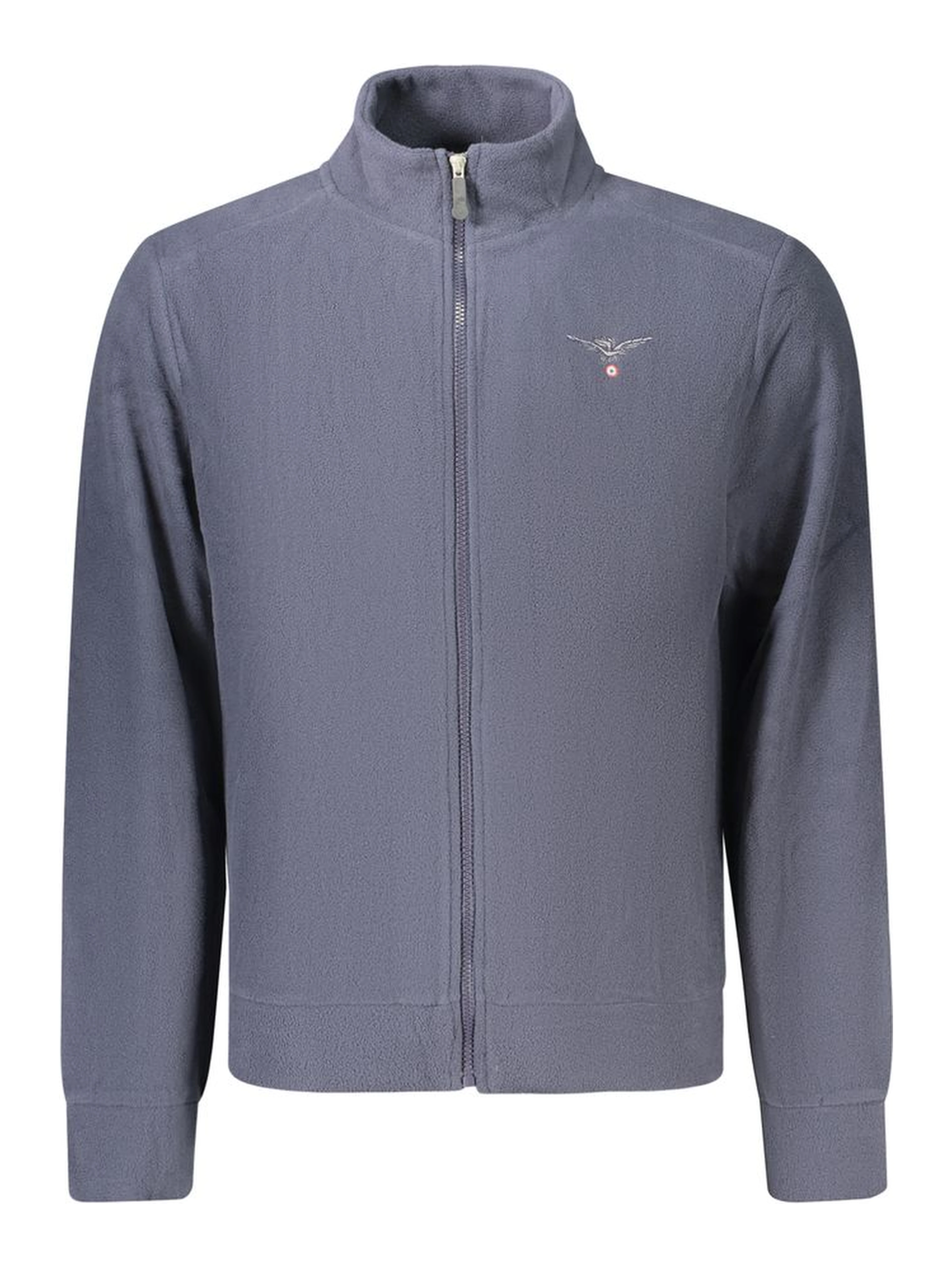 Blue Polyester Men's Sweatshirt