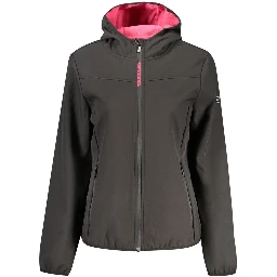 Nero Polyester Donna Jacket