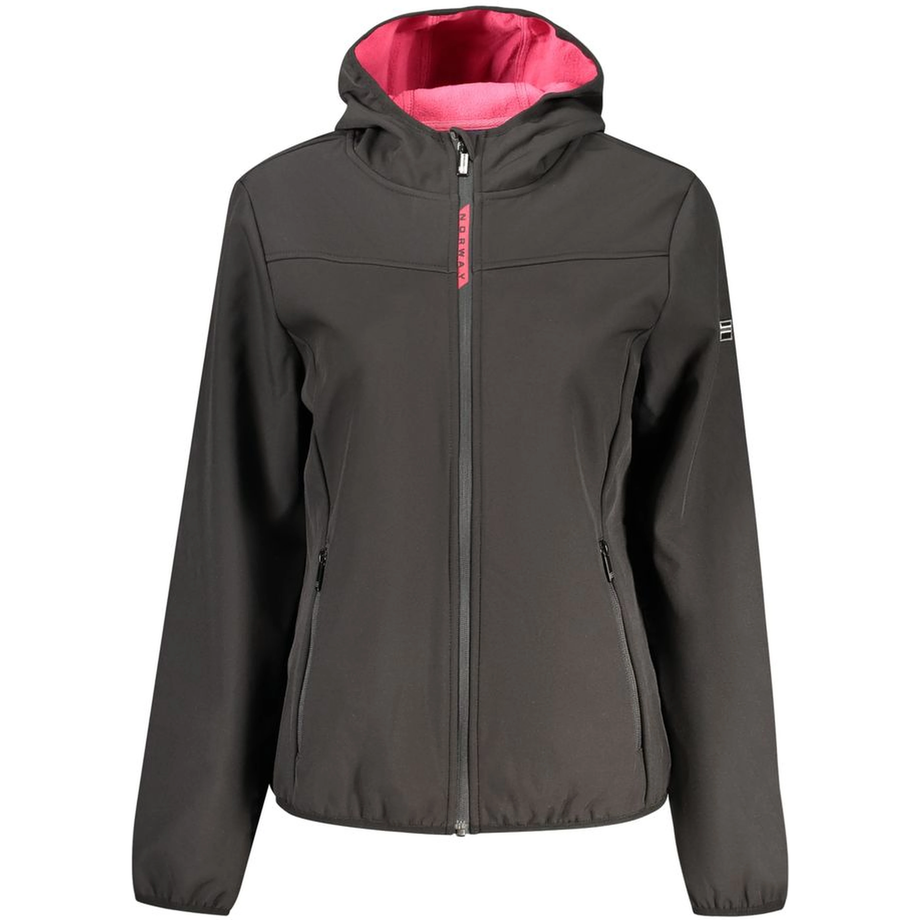 Nero Polyester Donna Jacket
