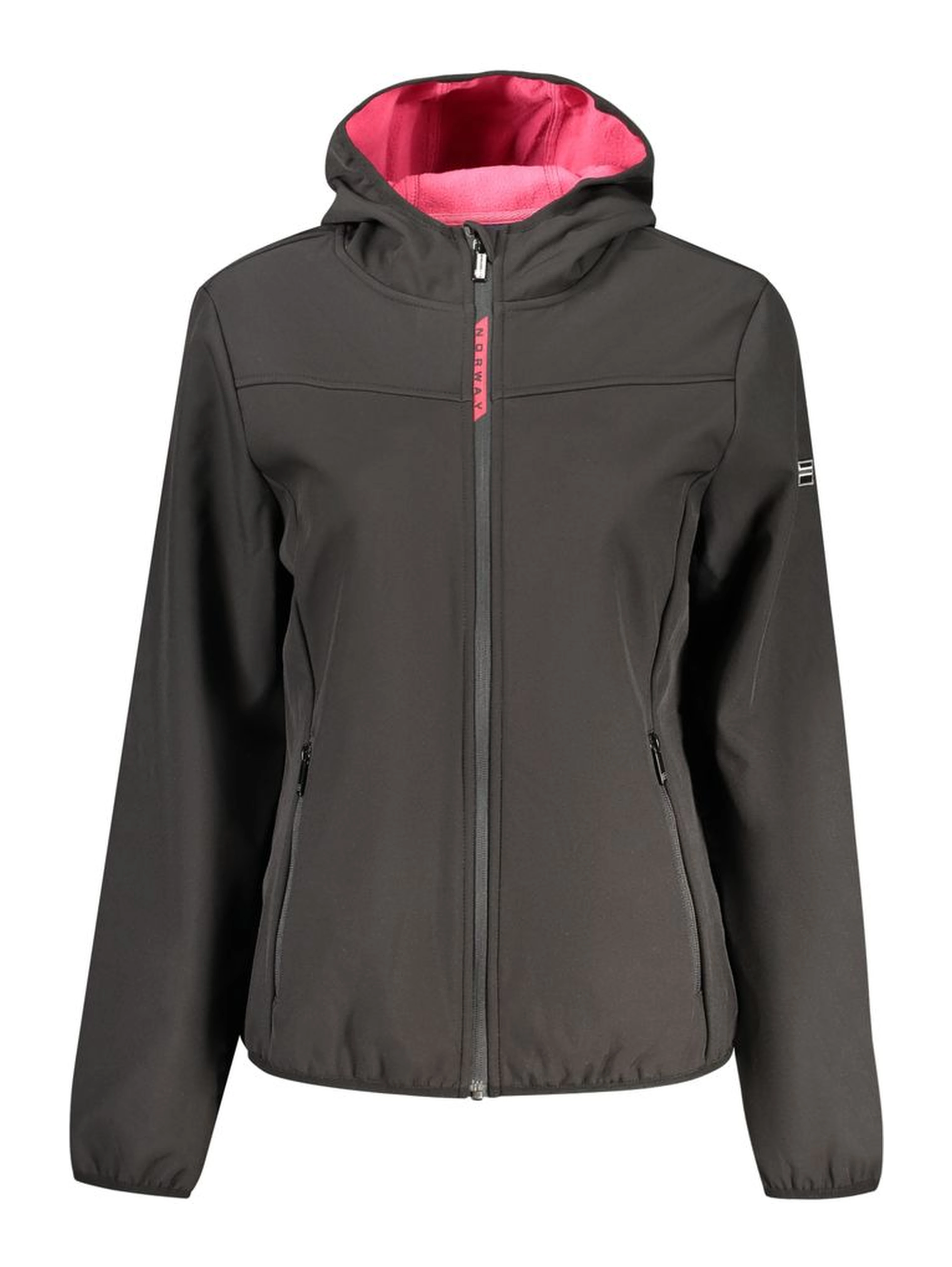 Nero Polyester Donna Jacket