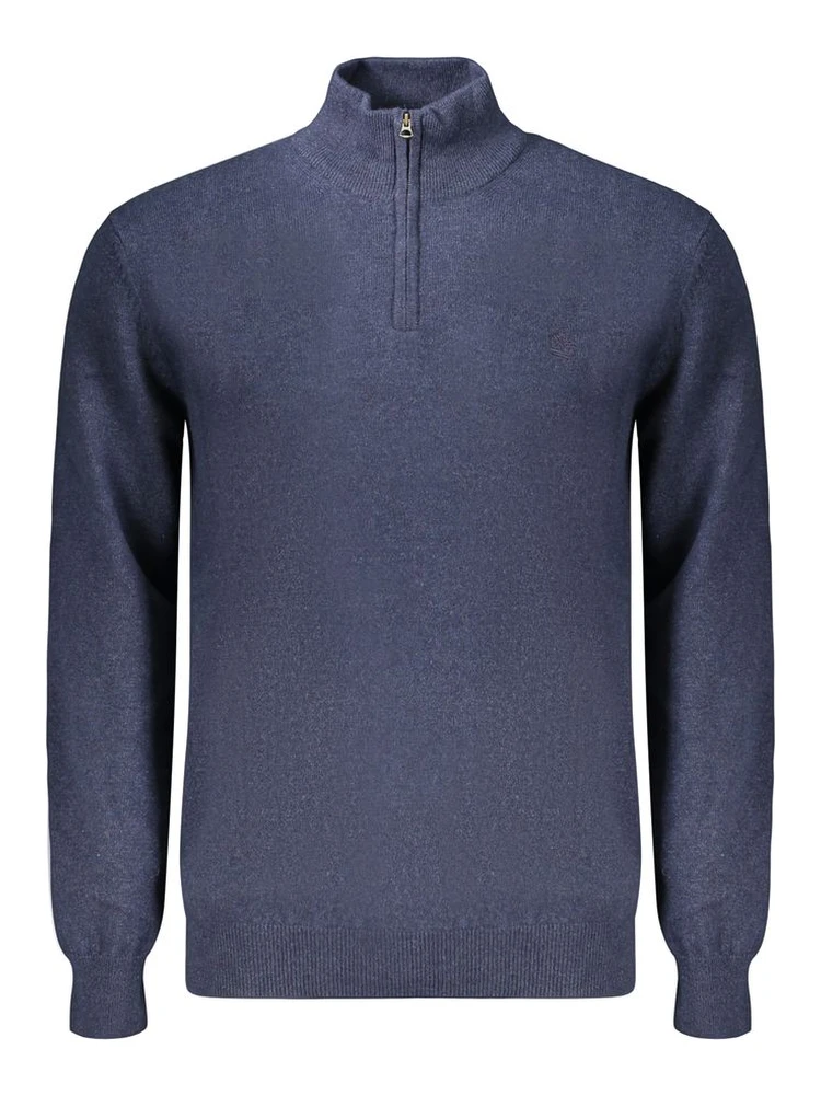 Blue Wool Men's Sweater