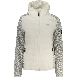 Bianco Polyester Women's Jacket