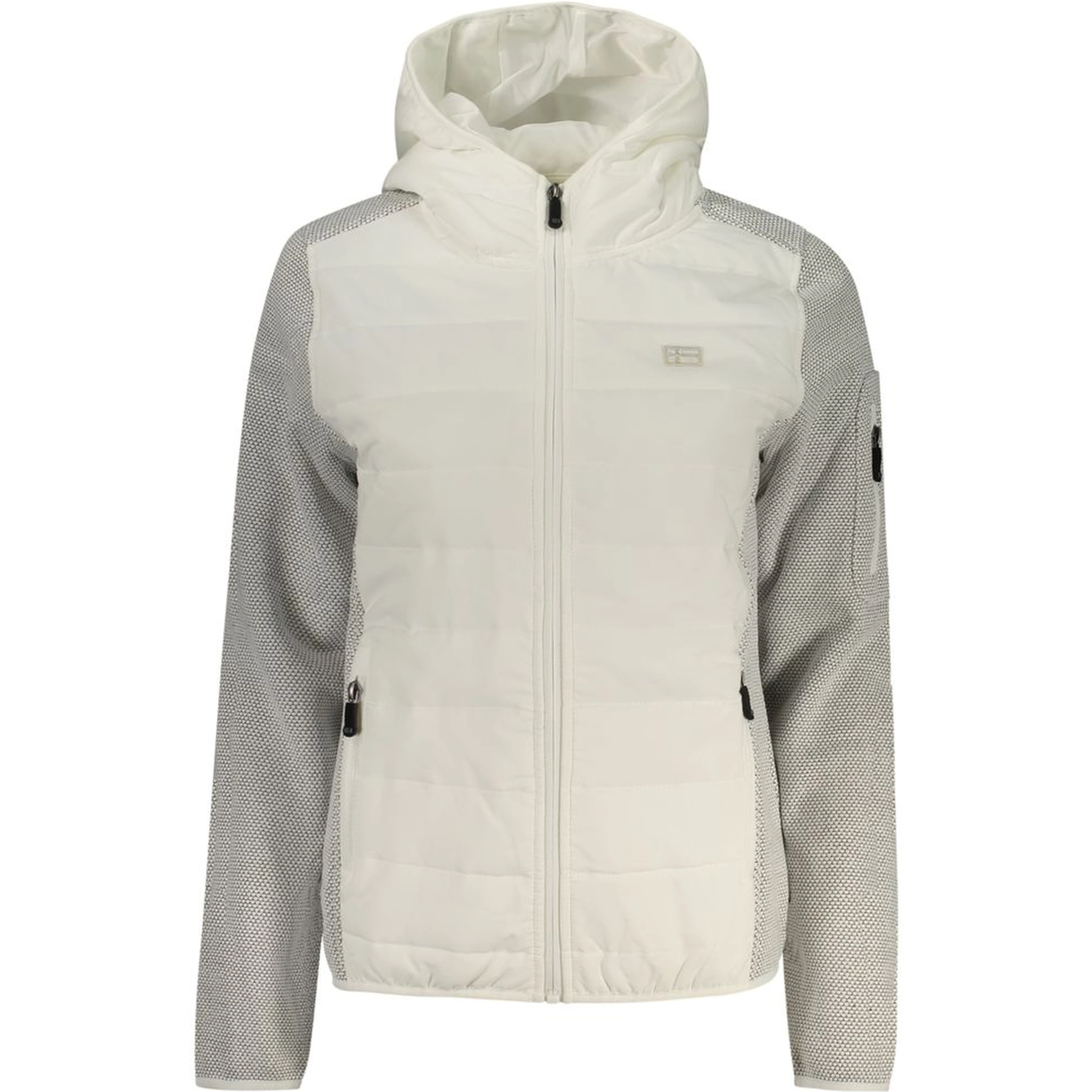 Bianco Polyester Women's Jacket