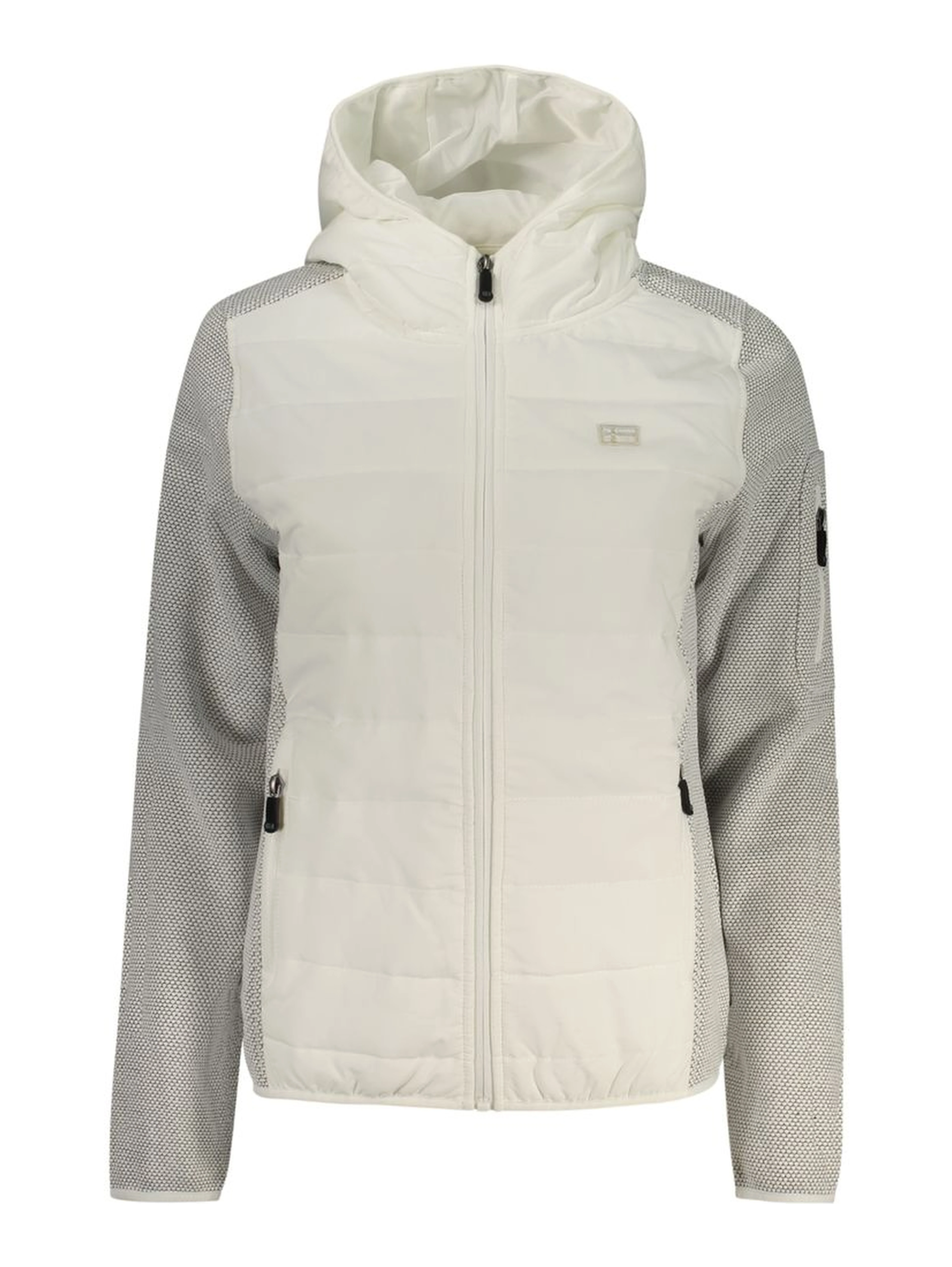 Bianco Polyester Women's Jacket