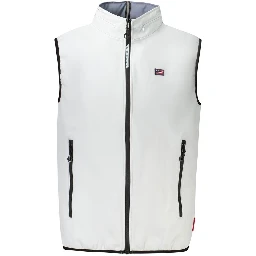 Gray Polyester Men's Vest