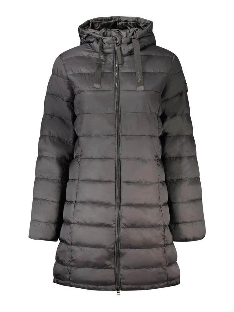 Black Nylon Womens Jacket
