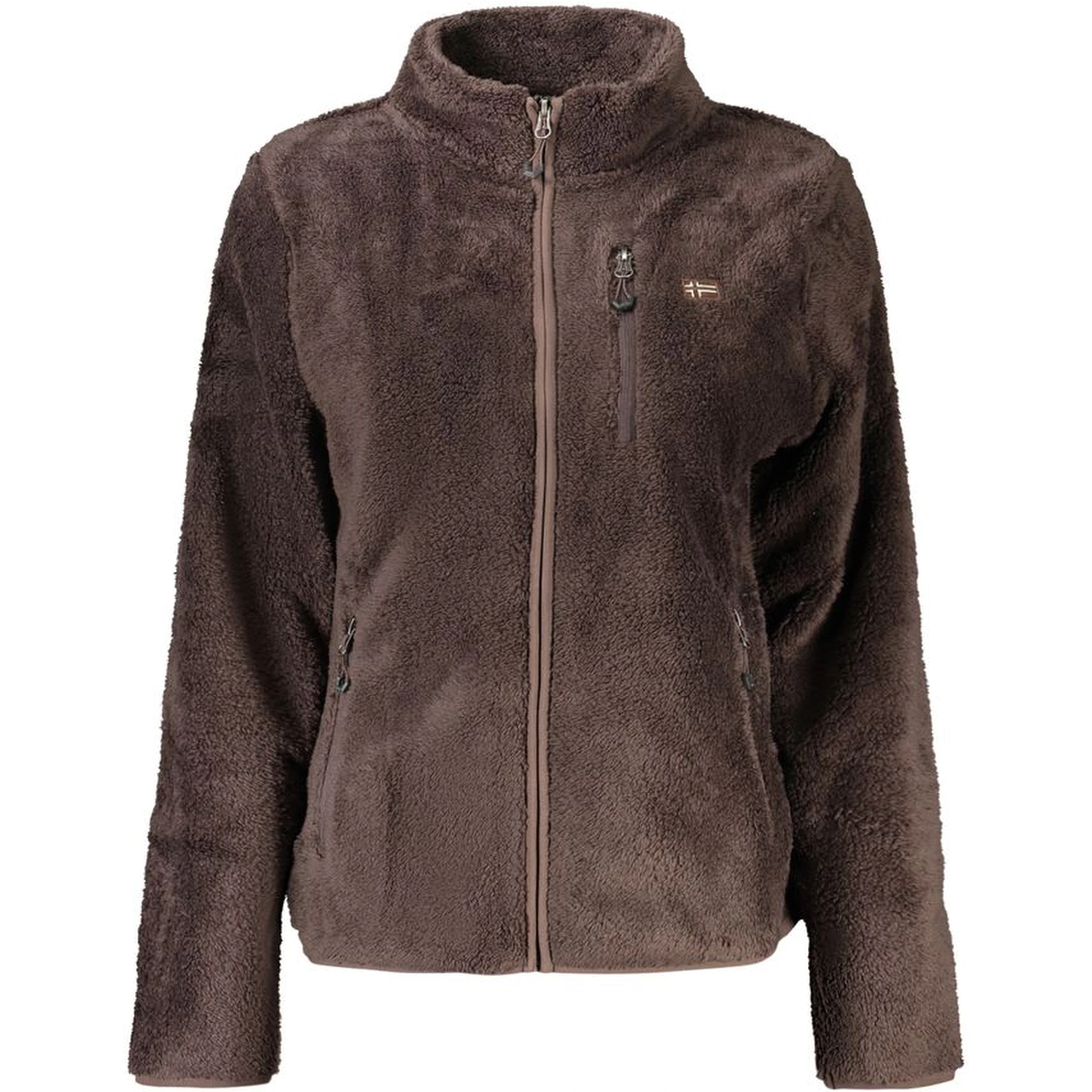 Brown Polyester Women's Sweatshirt