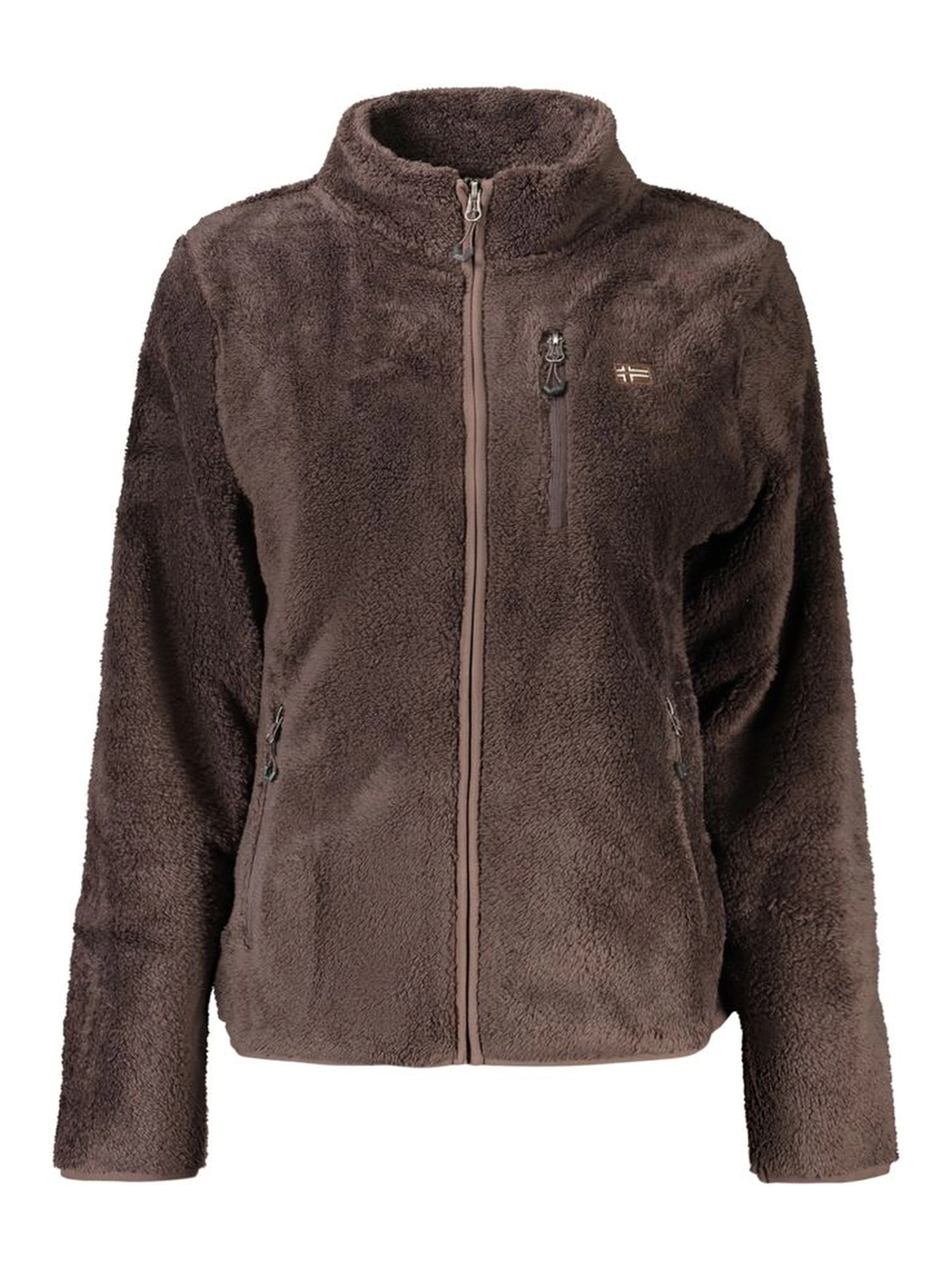 Brown Polyester Women's Sweatshirt