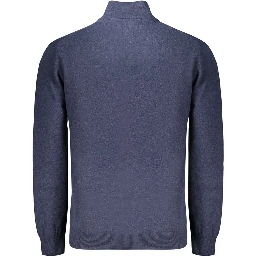 Blue Wool Men's Sweater