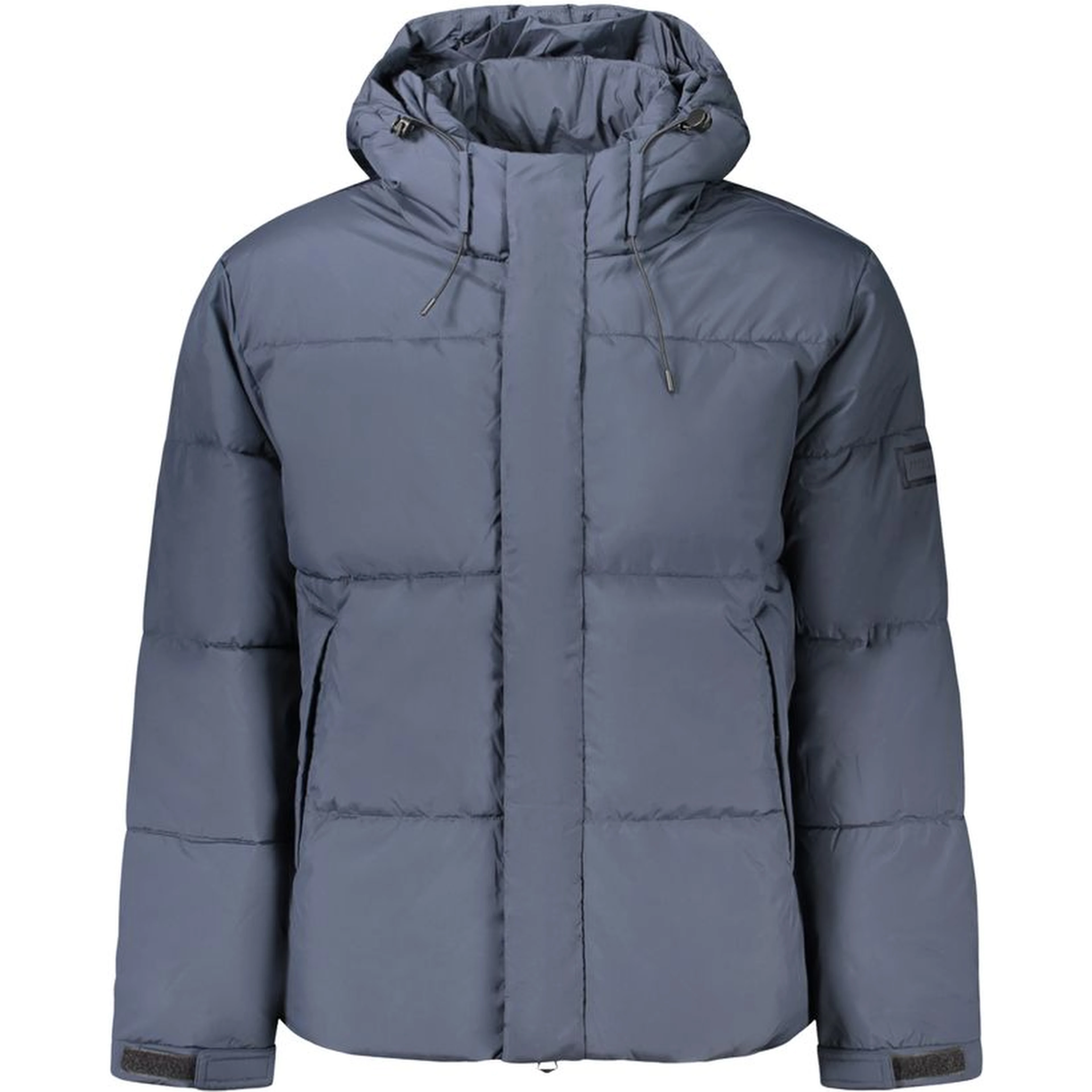 Blue Poliestere Men's Jacket