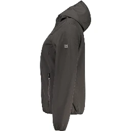 Nero Polyester Donna Jacket