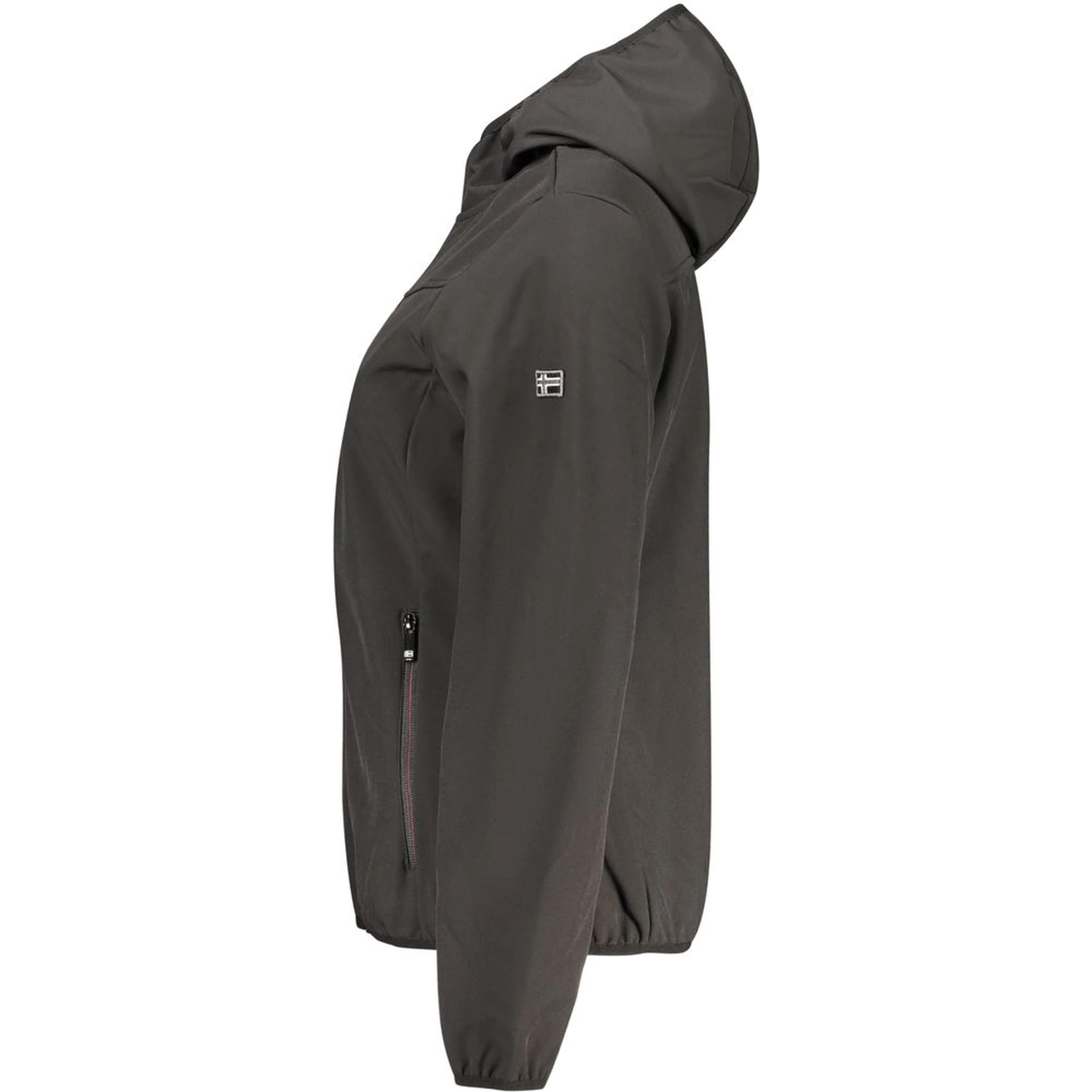 Nero Polyester Donna Jacket
