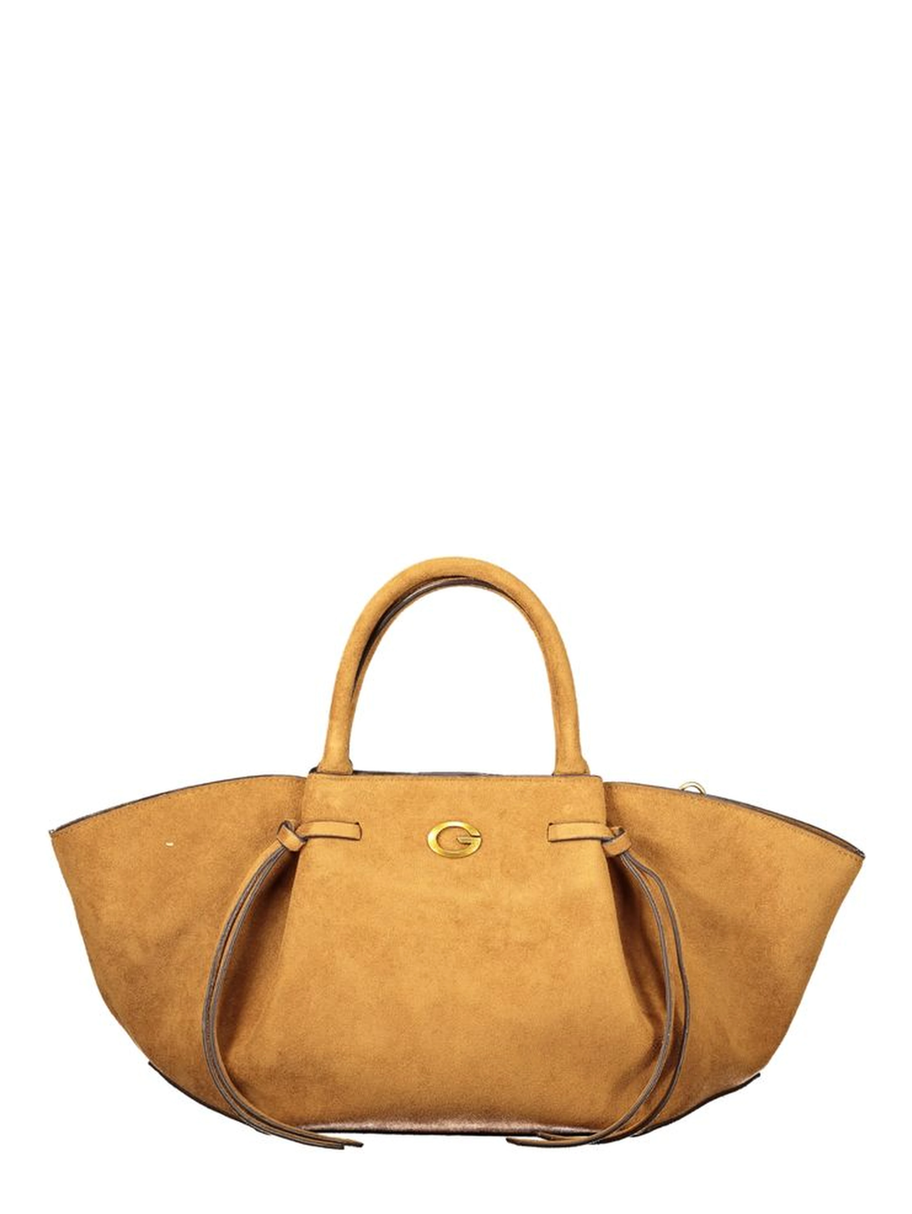 Brown Polyester Women's Bag with Adjustable Shoulder Strap