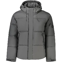 Nero Polyester Mens Jacket