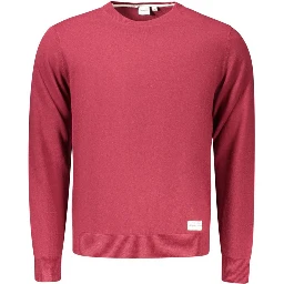 Red Cotton Mens Sweater