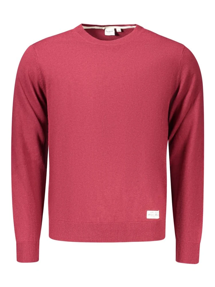 Red Cotton Mens Sweater