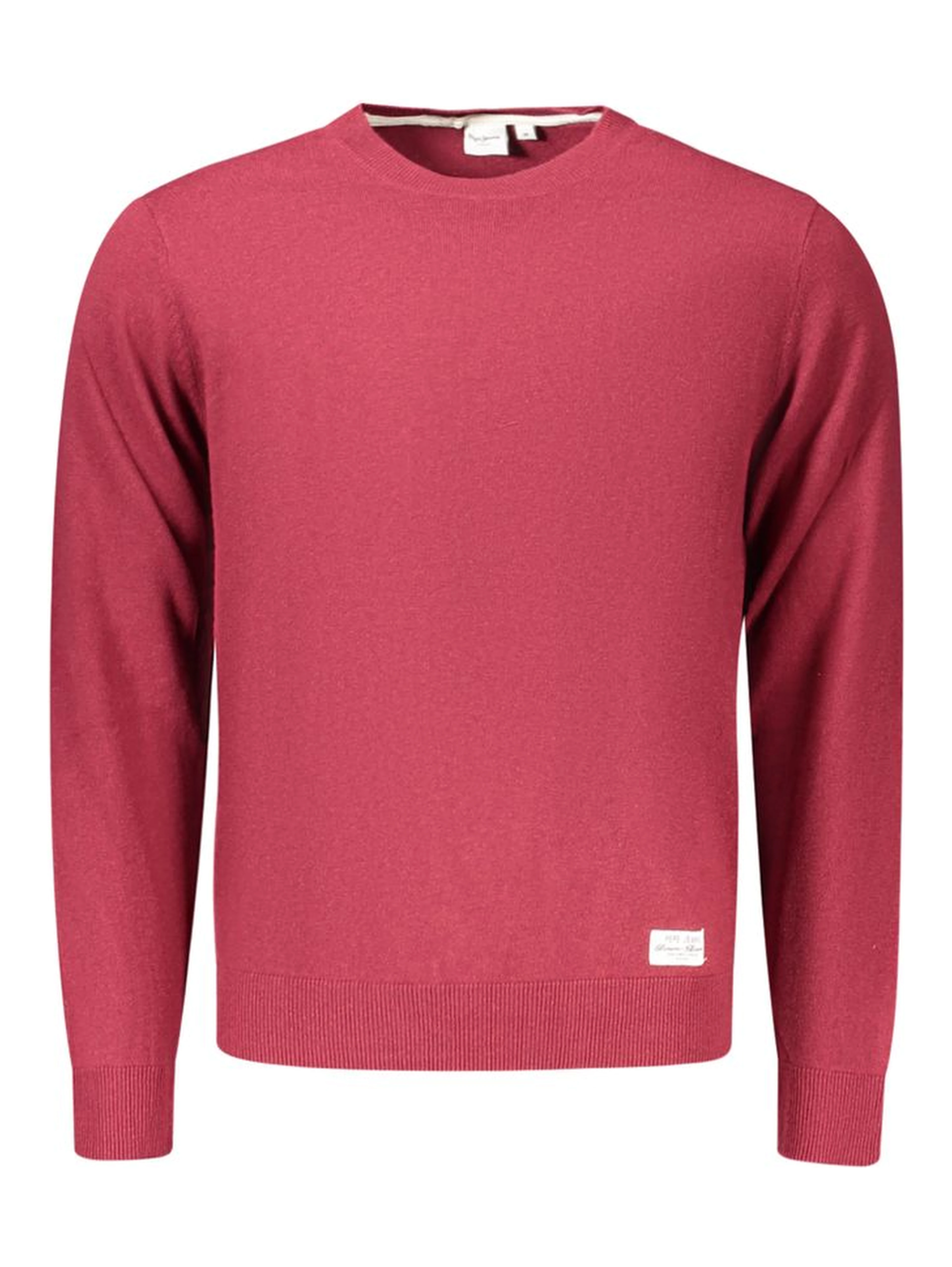 Red Cotton Mens Sweater