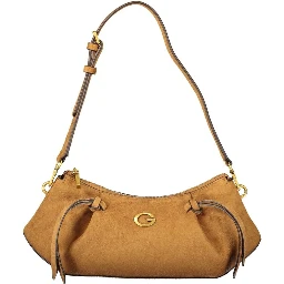 Brown Polyester Women's Bag