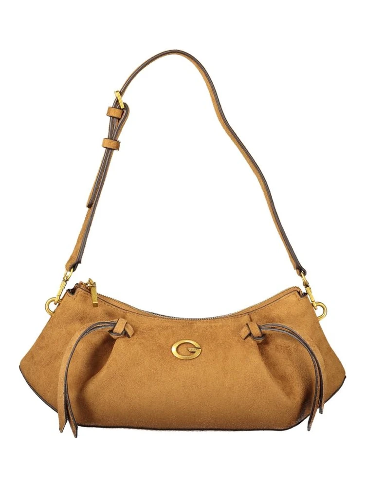 Brown Polyester Women's Bag