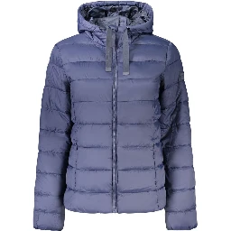 Blue Nylon Women's Jacket
