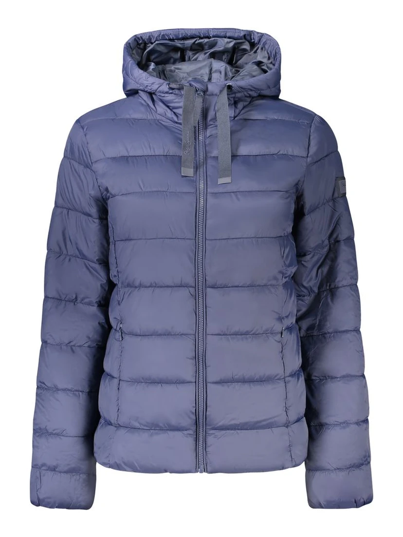 Blue Nylon Women's Jacket