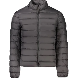 Black Polyamide Men's Jacket