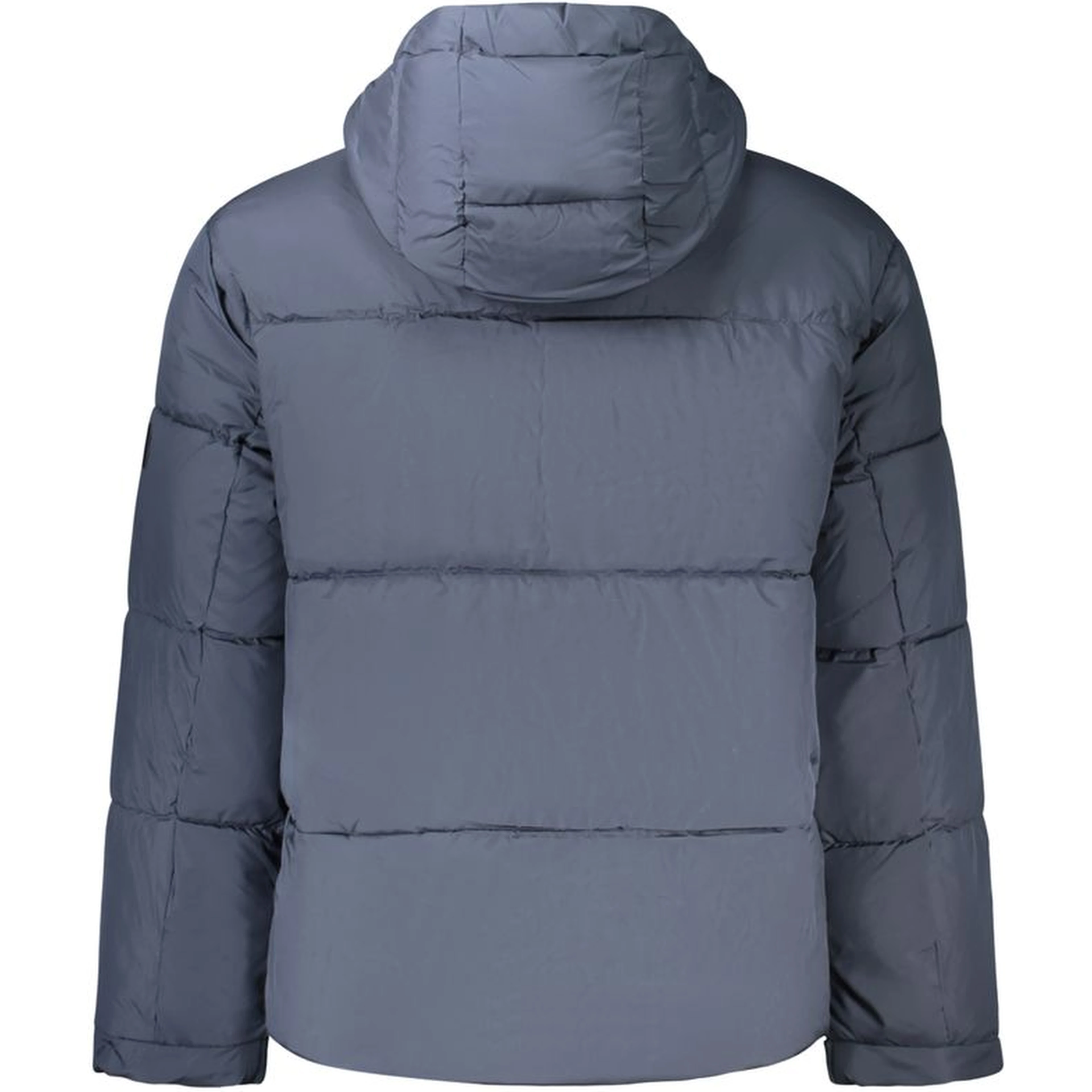 Blue Poliestere Men's Jacket