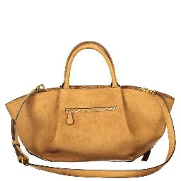 Brown Polyester Women's Bag with Adjustable Shoulder Strap