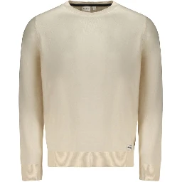 White Cotton Men's Top
