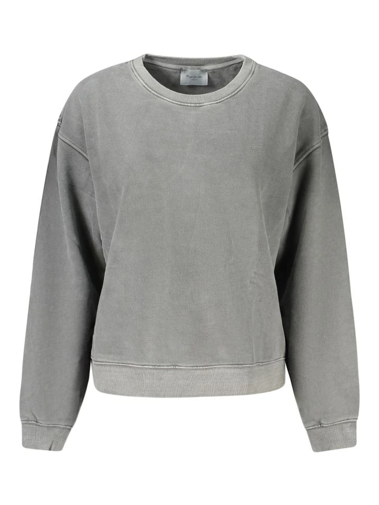 Black Cotton Women's Sweatshirt