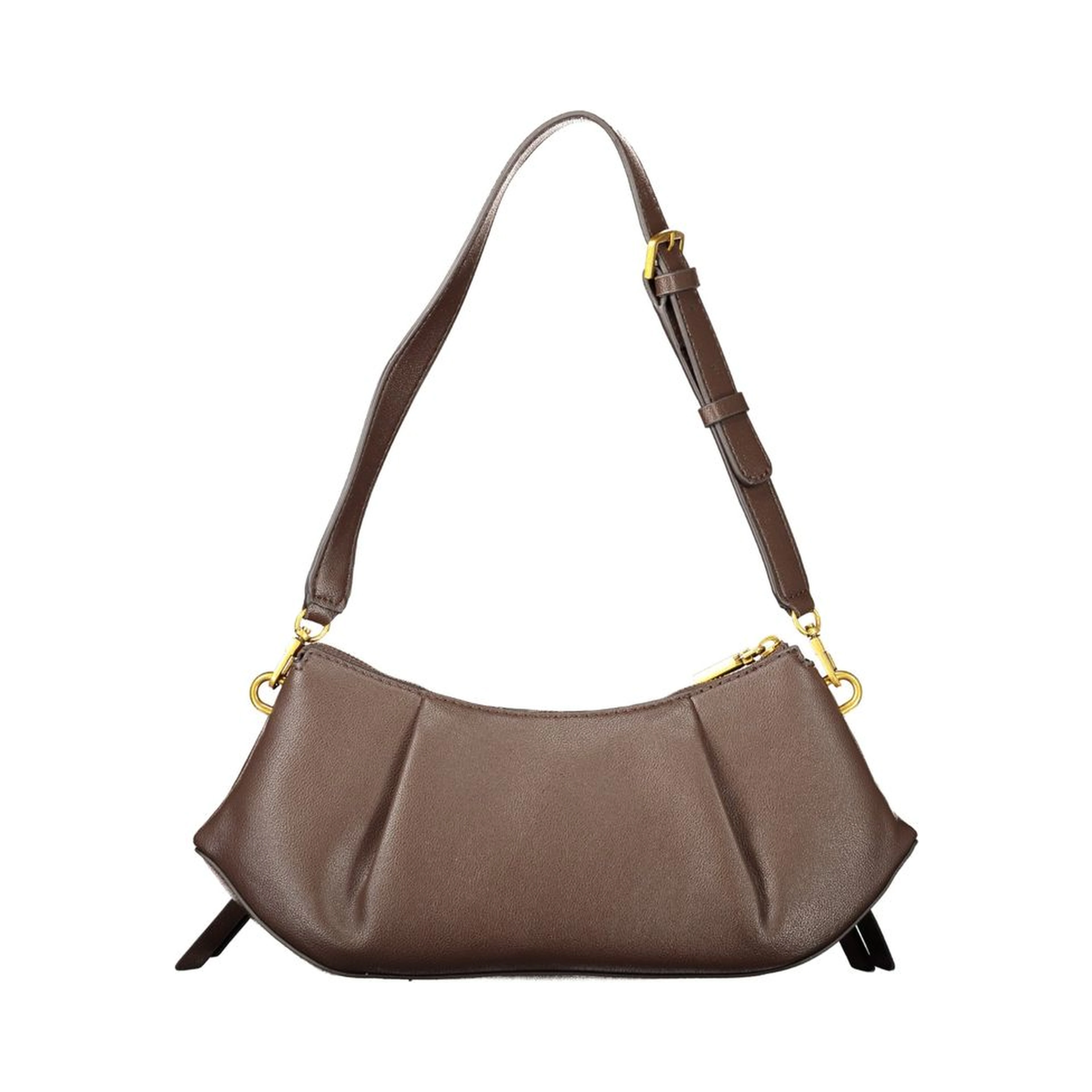 Brown Polyester Women's Bag
