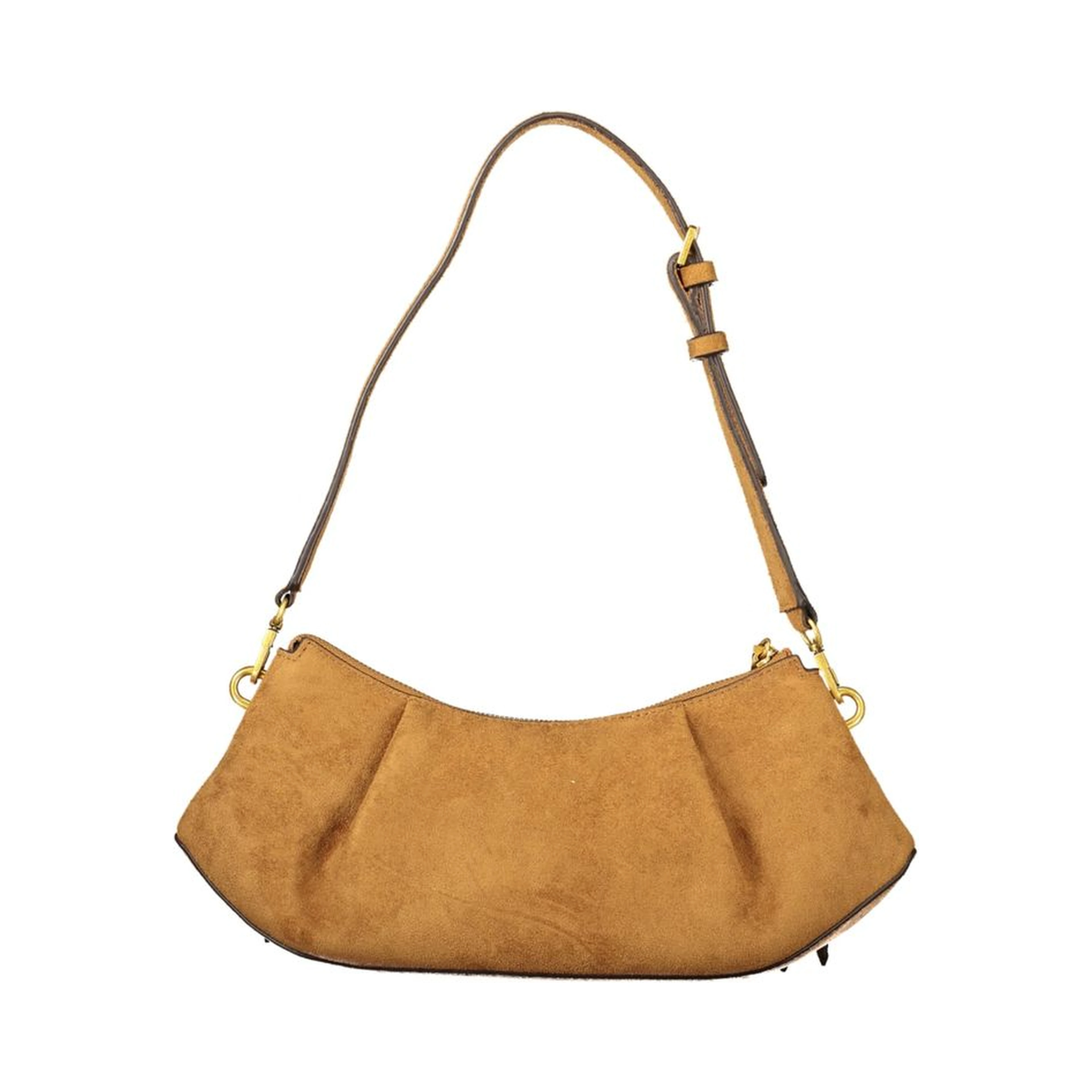 Brown Polyester Women's Bag