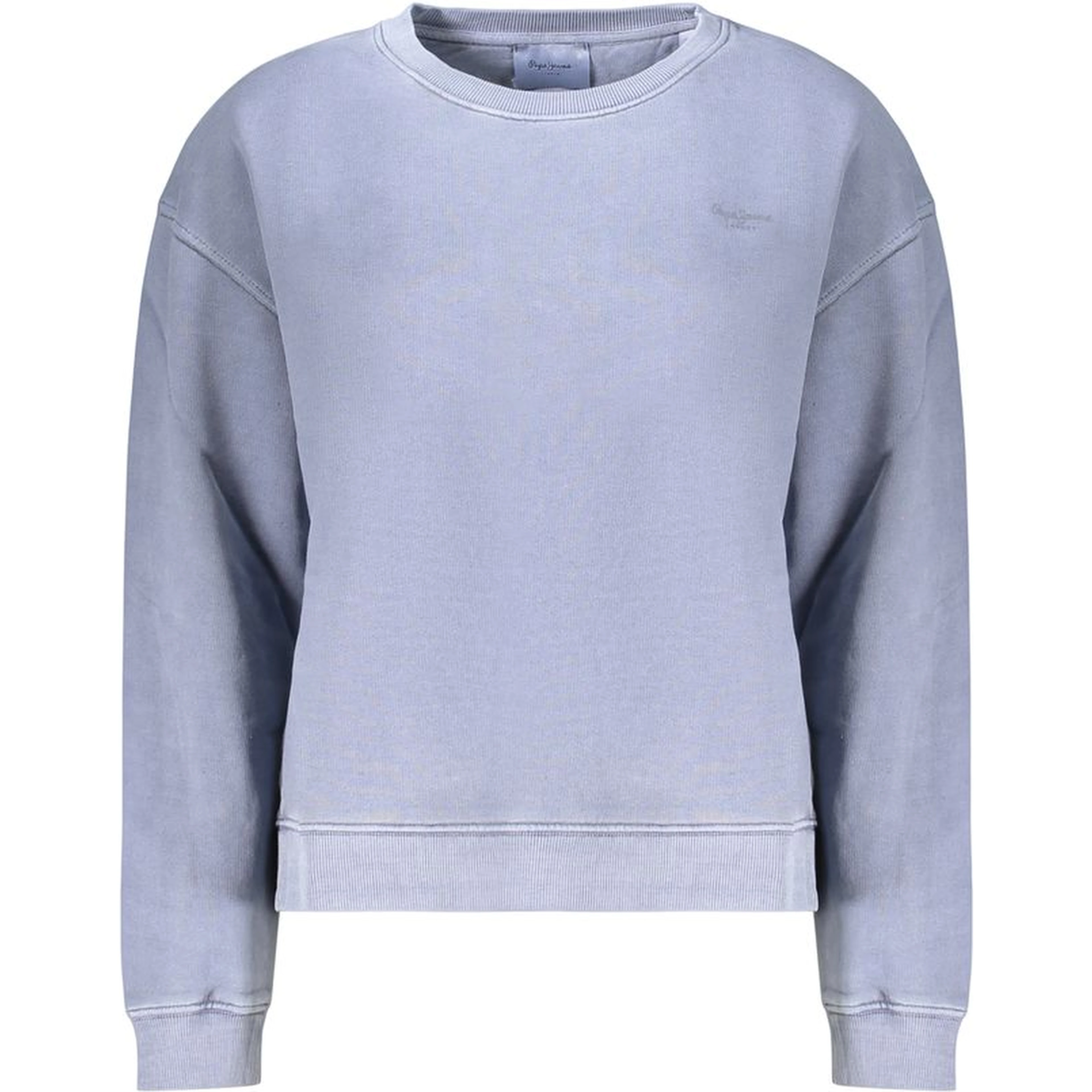 Blue Cotton Women's Sweatshirt