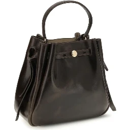 Brown Calf Leather Bos Taurus Backet Bag