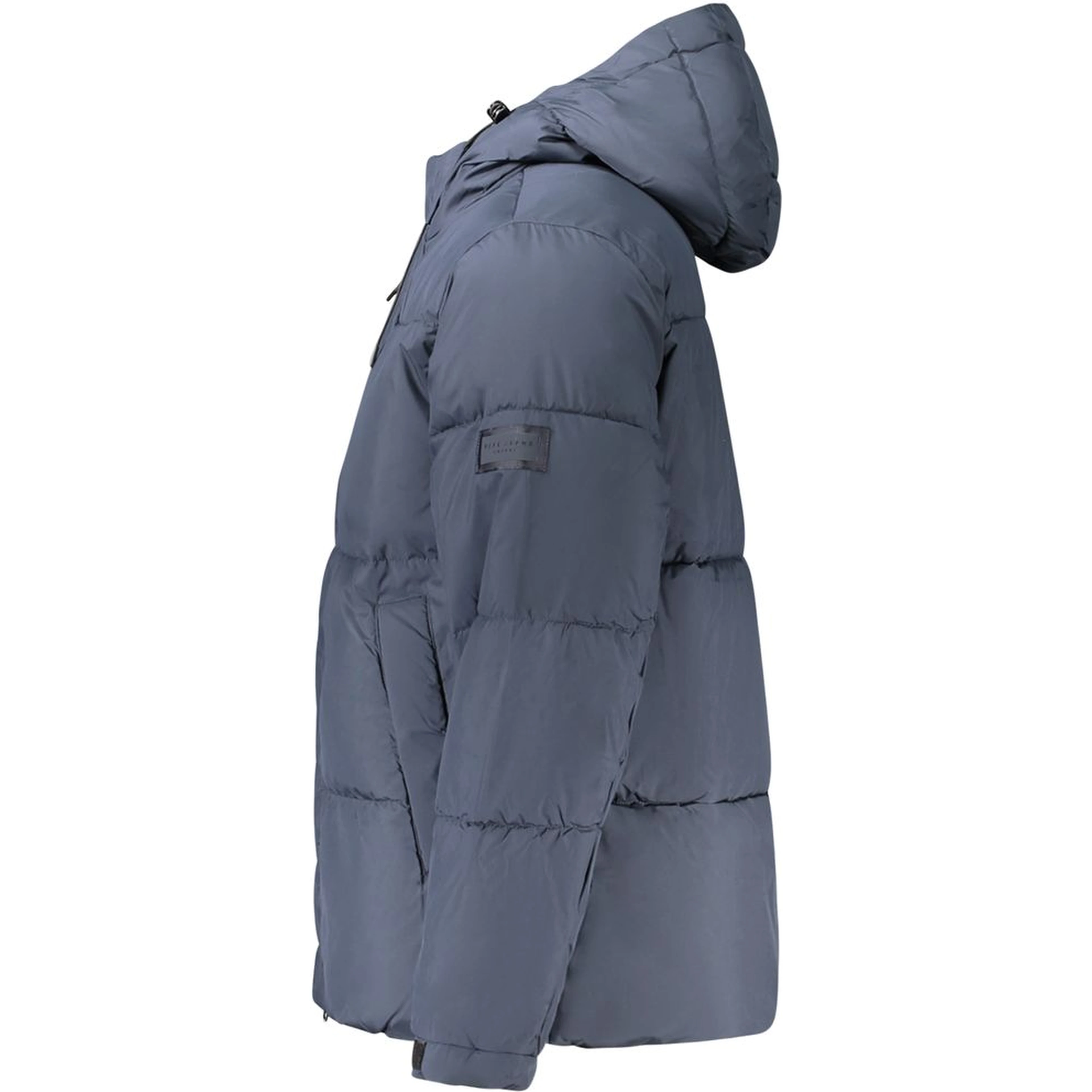 Blue Poliestere Men's Jacket