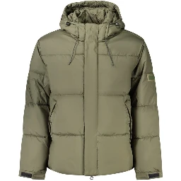 Verde Polyester Mens Jacket