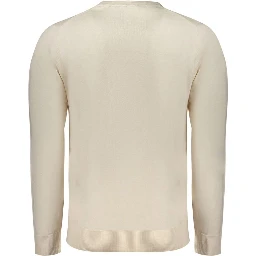 White Cotton Men's Top