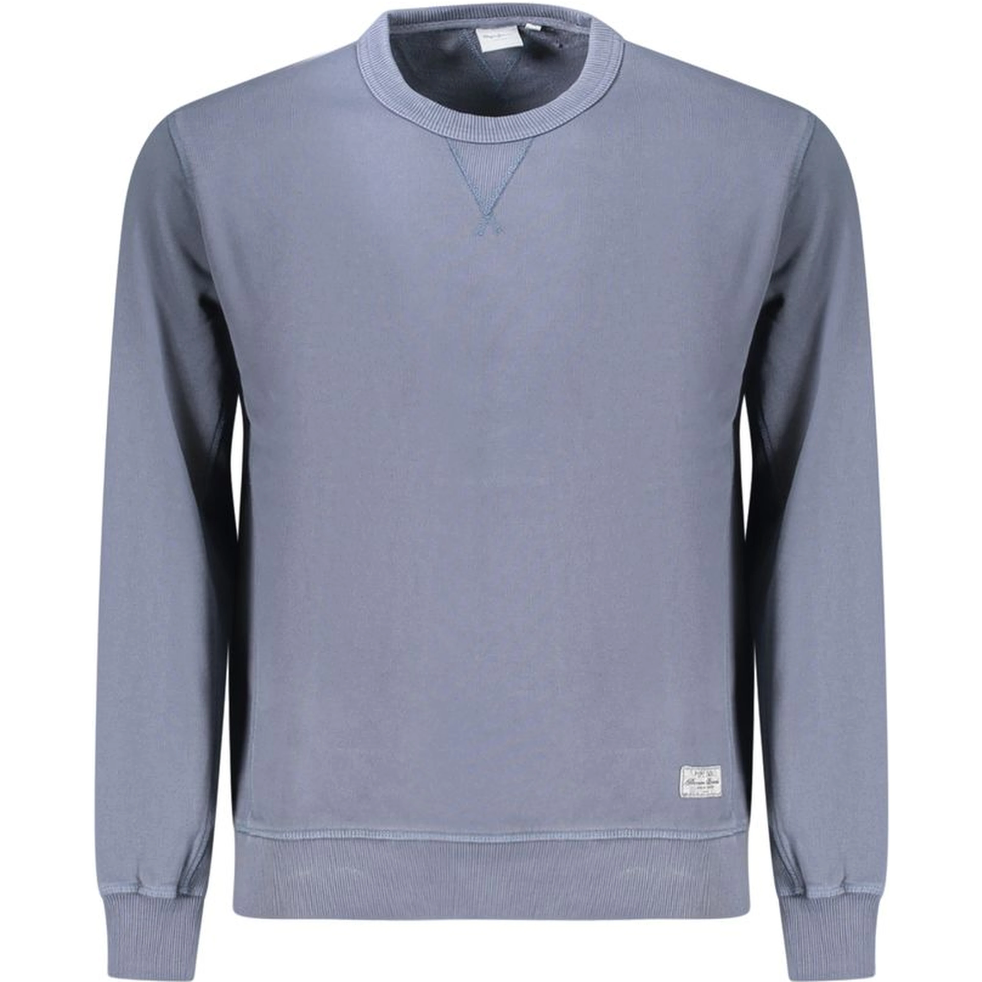 Blue Cotton Men's Sweatshirt