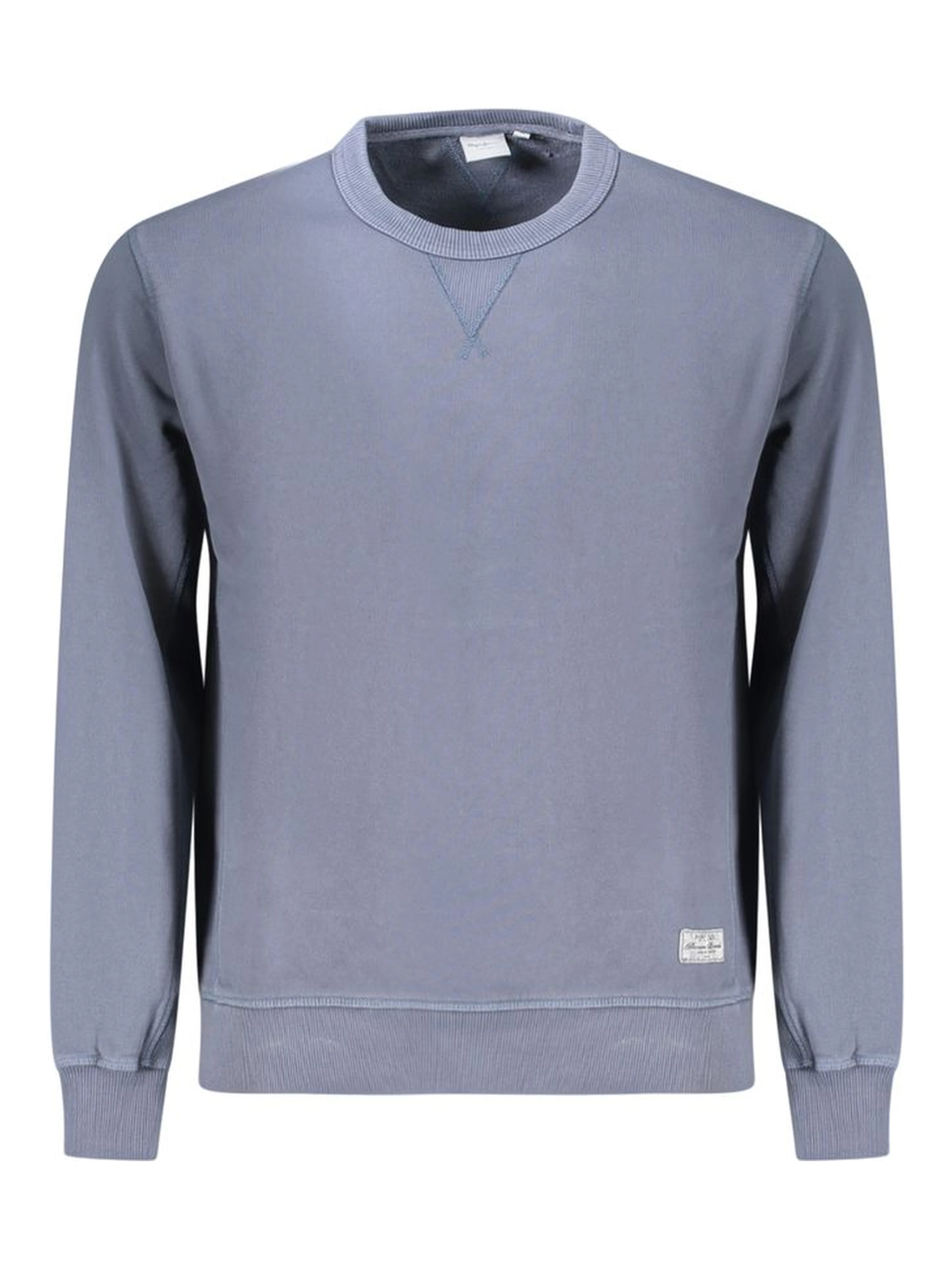 Blue Cotton Men's Sweatshirt