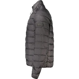 Black Polyamide Men's Jacket