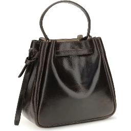 Brown Calf Leather Bos Taurus Backet Bag
