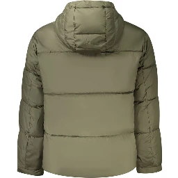 Verde Polyester Mens Jacket