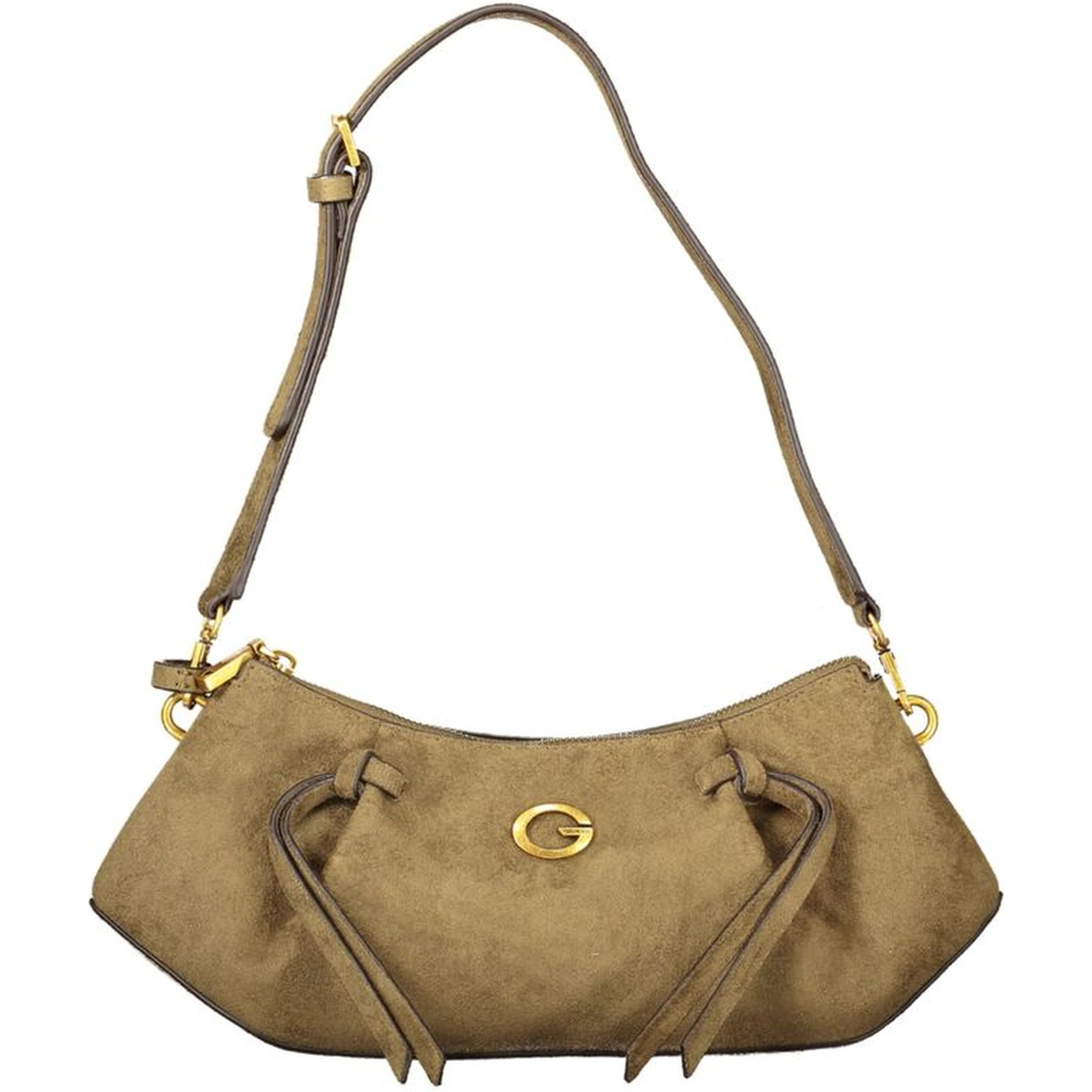 Green Polyester Womens Bag