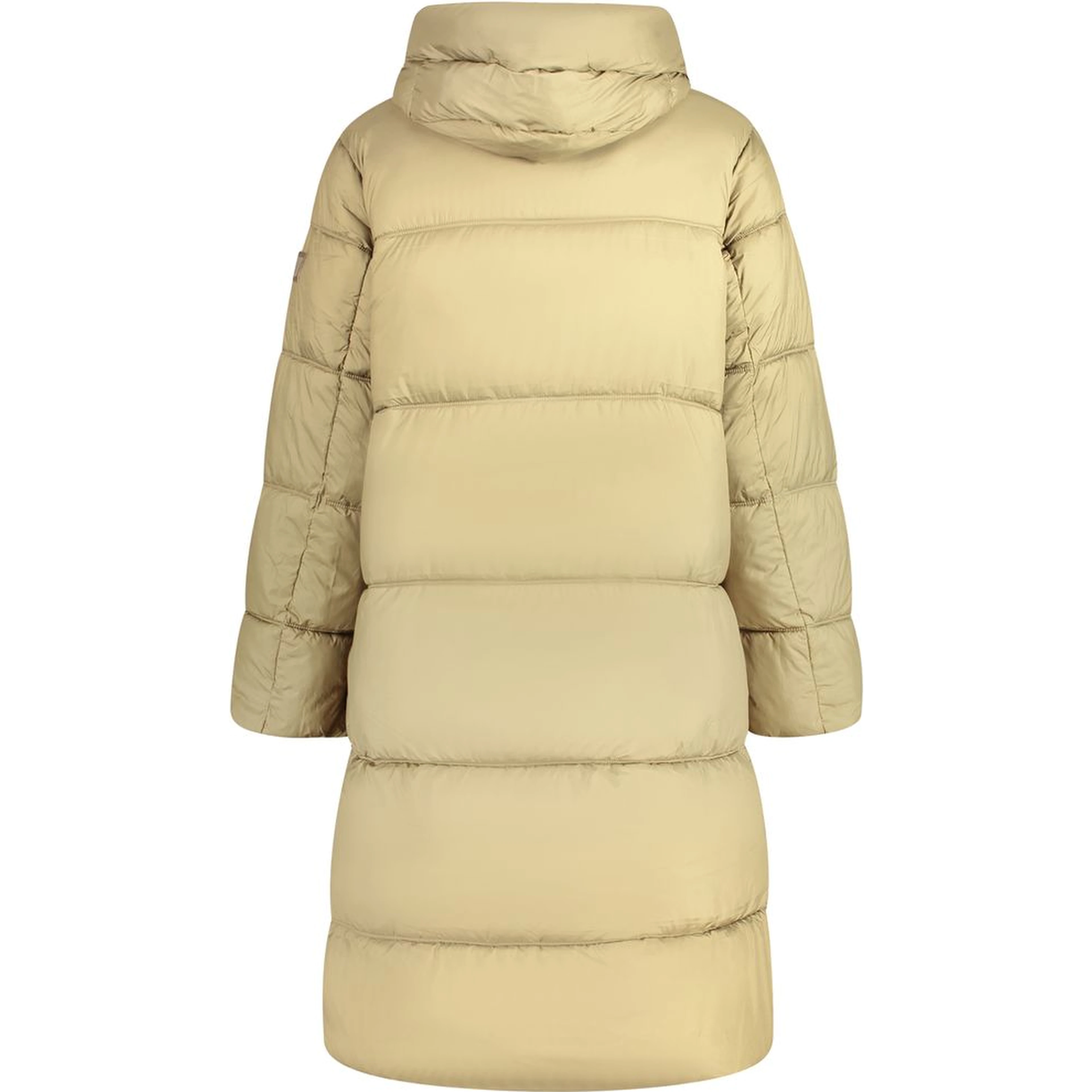 Verde Poliestere Donna Jacket with Hood and Pockets